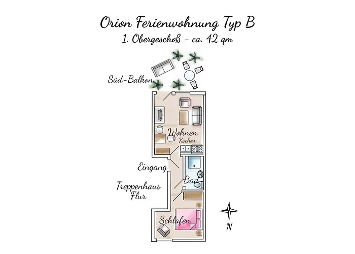 Gaestehaus Orion - 10 * Spiekeroog